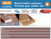 Tablet Screenshot of drevenyobklad.eu